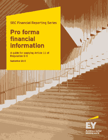 Free Download PDF Books, Pro Forma fiancial Information Template