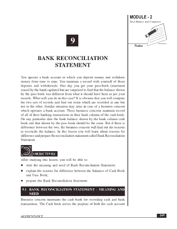 Free Download PDF Books, Bank ReconciliationStatement Template