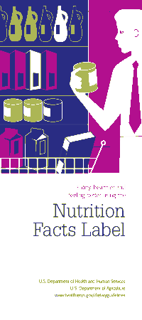 Free Download PDF Books, Nutrition Label Fact Sheet Template