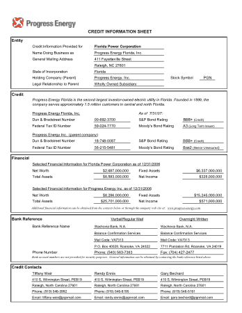 Free Download PDF Books, Business Credit Information Sample Sheet Template