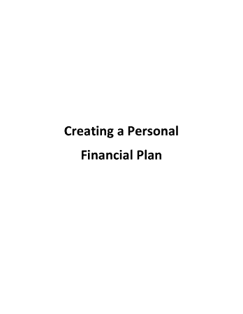 Free Download PDF Books, Creating a Personal Financial Plan Finance Template