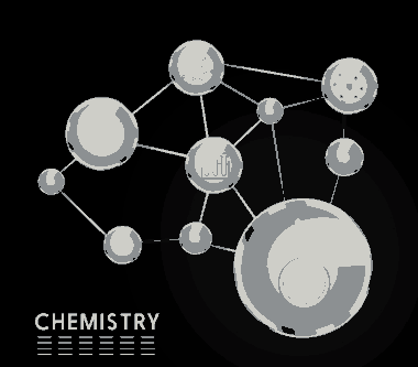 Free Download PDF Books, Chemistry Background Circle Connection Decoration Molecule Icons Free Vector