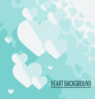 Free Download PDF Books, Heart Background Paper Cut Decoration Style Free Vector
