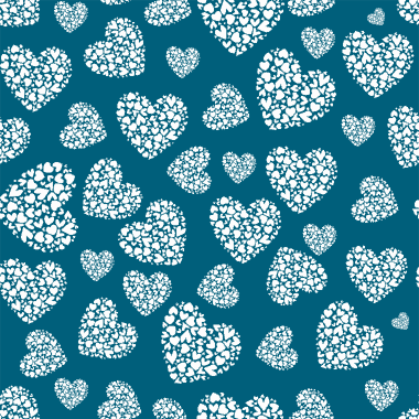 Free Download PDF Books, Heart Decor Background Repeating Flat Design Free Vector