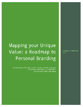 Free Download PDF Books, Roadmap to Personal Brand Statement Template