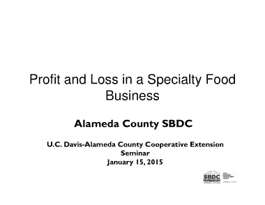 Free Download PDF Books, Food Business Profit and Loss Statement Template