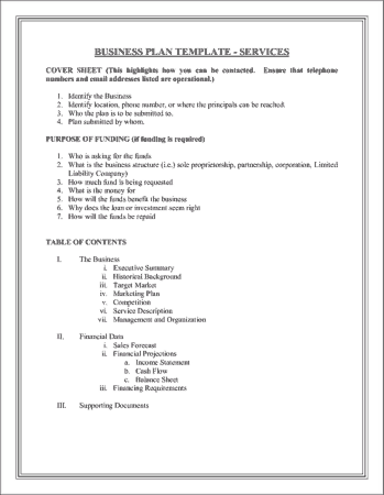 Free Download PDF Books, Business Plan Services Example Template