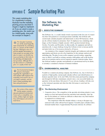 Free Download PDF Books, Marketing Plan Executive Summary Sample Template