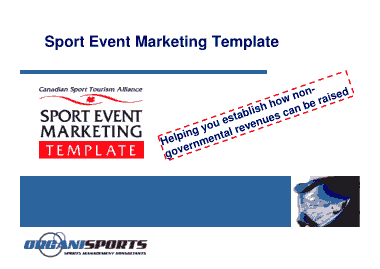 Free Download PDF Books, Marketing Plan For Sports Event Template