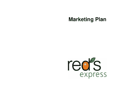 Free Download PDF Books, Red Express Restaurant Marketing Plan Sample Template