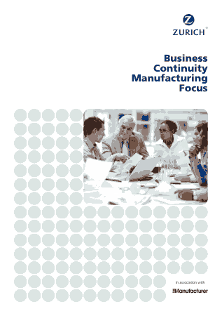 Free Download PDF Books, Business Manufacturing Continuity Plan Template