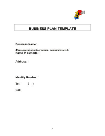 Free Download PDF Books, Simplified Business Plan Template