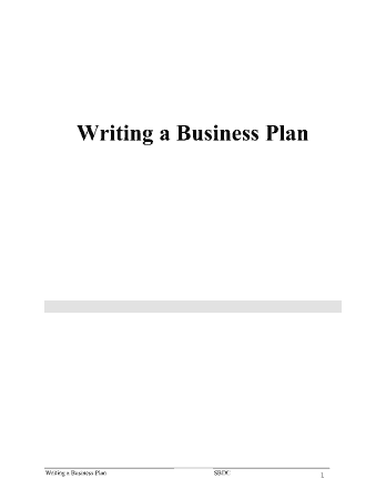 Free Download PDF Books, Standard Business Plan Format Template