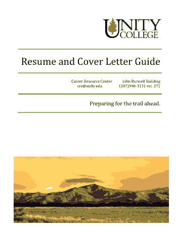 Free Download PDF Books, Example of Resume and Cover Letter Guide Template