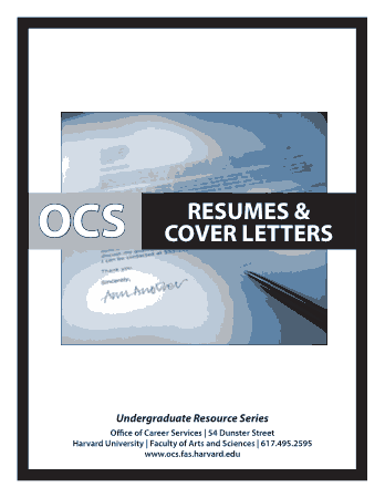 Free Download PDF Books, OCS Cover Letter Samples For Resume Template