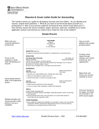 Free Download PDF Books, Resume Cover Letter for Accounting Position Template