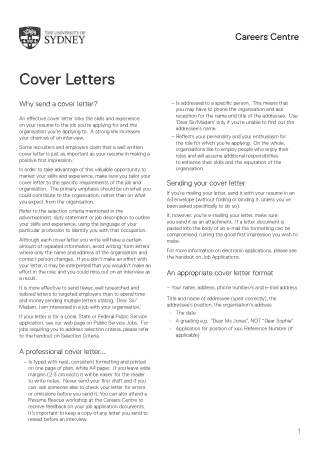 Free Download PDF Books, Sample Resume Cover Letter Format Template