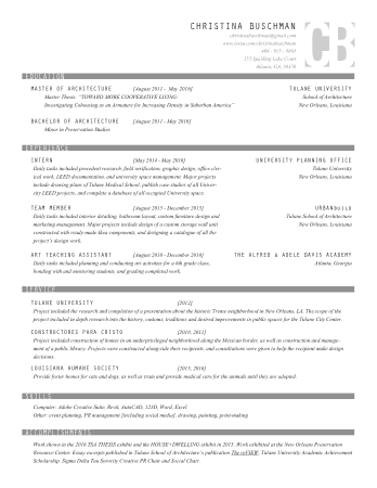 Free Download PDF Books, Architecture Student Resume Template