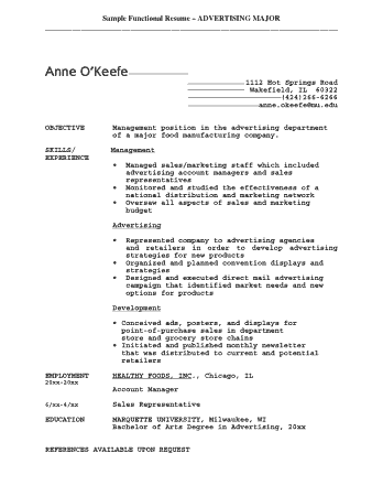 Free Download PDF Books, Account Manager Major Resume Template
