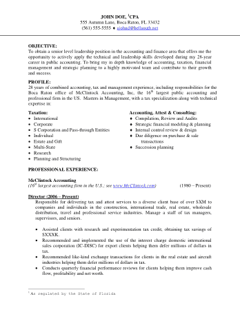 Free Download PDF Books, Professional Staff Accountant Resume Template