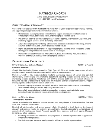 Free Download PDF Books, Marketing Executive Assistant Resume Template