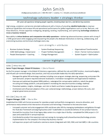 Free Download PDF Books, Professional Senior Project Manager Resume Template