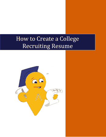 Free Download PDF Books, Format For College Recruiter Resume Template