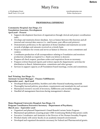 Free Download PDF Books, Executive Assistant Professional Resume Template