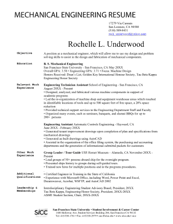 Free Download PDF Books, Professional Engineer Resume Template