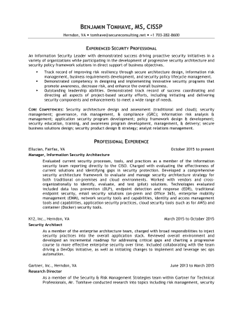 Free Download PDF Books, Security Professional Resume Template