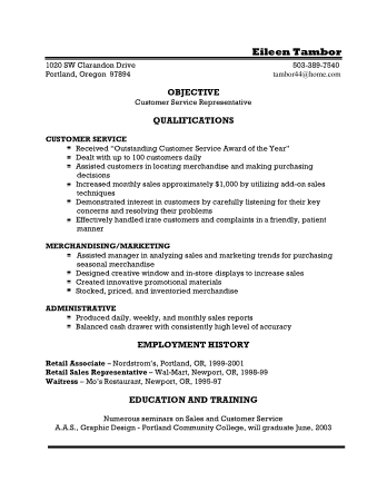 Free Download PDF Books, Customer Service Objective On Resume Template