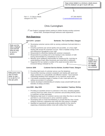 Free Download PDF Books, Part Time Job Resume Example Template