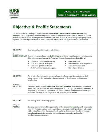 Free Download PDF Books, Resume Objective Sample For Any Job Template