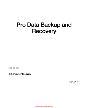 Free Download PDF Books, Pro Data Backup and Recovery