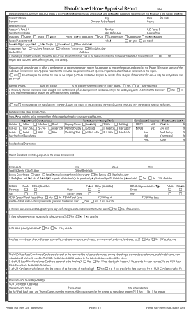 Free Download PDF Books, Manufactured Home Appraisal Form Template