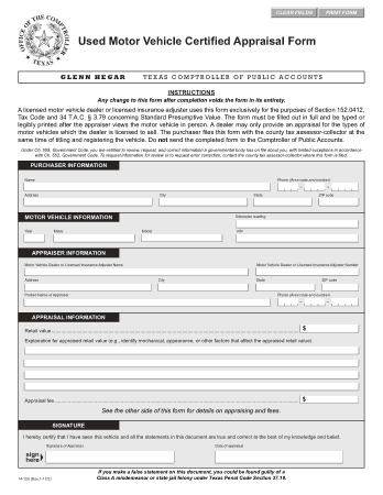 Free Download PDF Books, Used Vehicle Appraisal Form Template