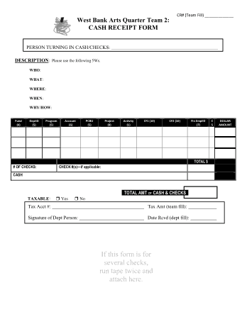 Free Download PDF Books, Sample Cash Receipt Form Template