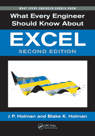 Free Download PDF Books, What Every Engineer Should Know About Excel 2nd Edition Free PDF Book