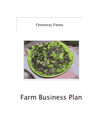 Free Download PDF Books, Farm Business Plan Sample Template