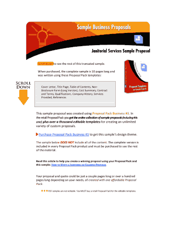 Free Download PDF Books, Business Contract Proposal Letter Examples Template