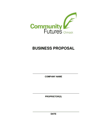 Free Download PDF Books, Formal Business Proposal Template