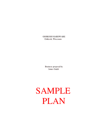 Free Download PDF Books, Proposal for Retail Store Business Template