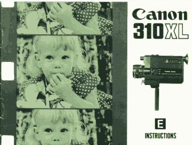 Free Download PDF Books, CANON Camcorder 310 XL Instruction Manual