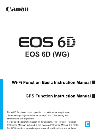 Free Download PDF Books, CANON Camera EOS 6D WIFI GPS Function Instruction Manual