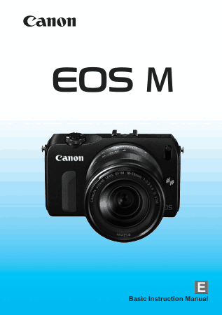 Free Download PDF Books, CANON Camera EOS M Instruction Manual