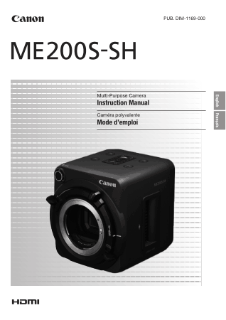Free Download PDF Books, CANON HD Camcorder ME200S SH Instruction Manual