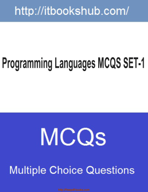 Programming Languages MCQs Set