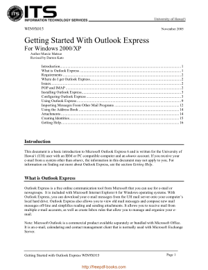 Free Download PDF Books, Getting Started With Outlook Express For Windows 2000xp