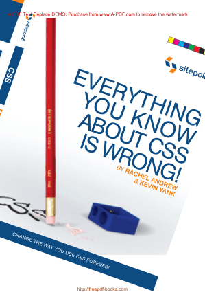 Free Download PDF Books, Everything You Know About CSS Is Wrong