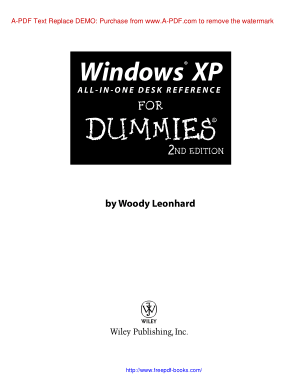 Windows XP All In One Desk Reference For Dummies 2nd Edition Book &#8211; Free PDF Books